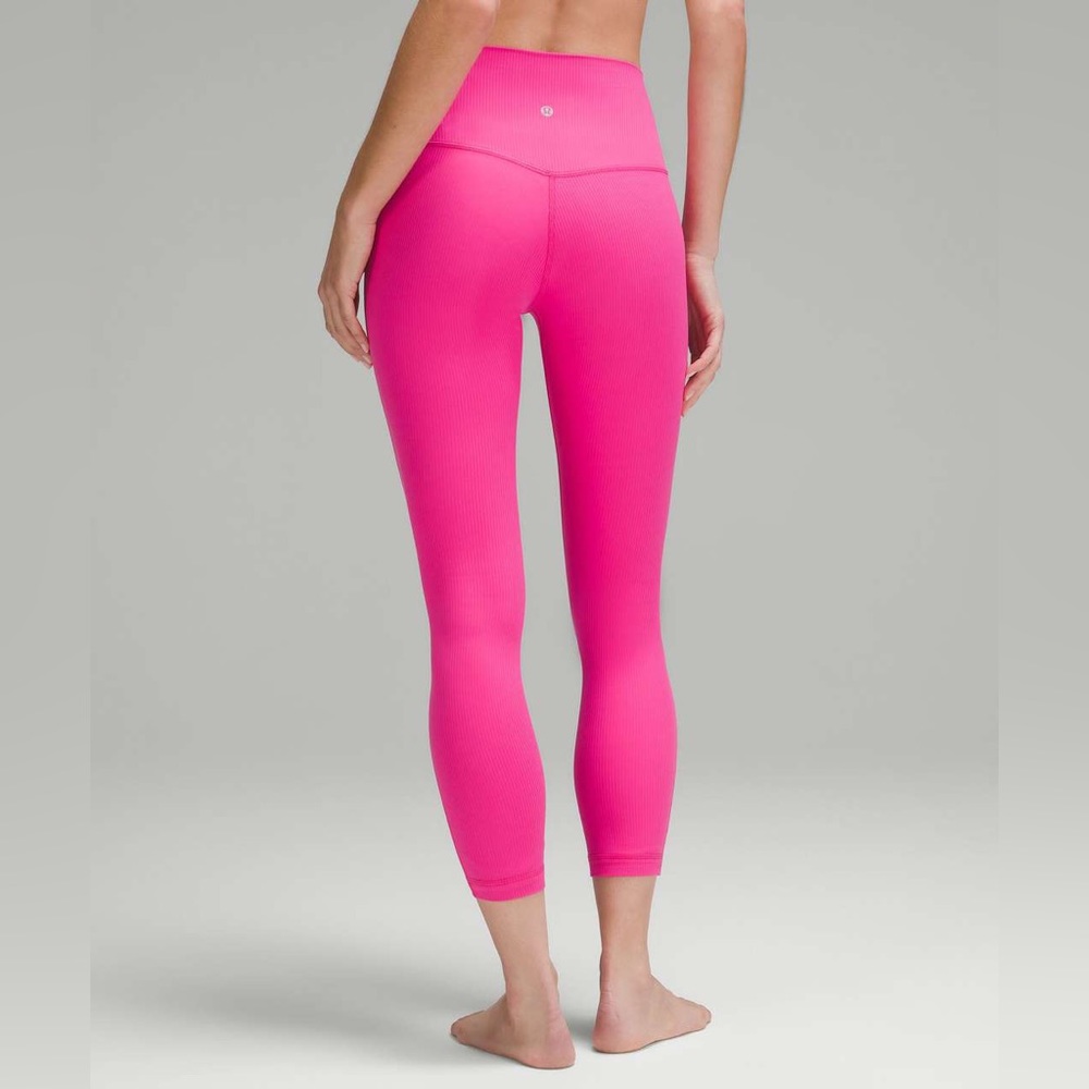 NWT Lululemon Align Ribbed HR Pant 25” - Sonic Pink